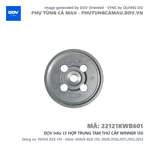 LY HỢP TRUNG TÂM THỨ CẤP WINNER 150 — 22121KWB601