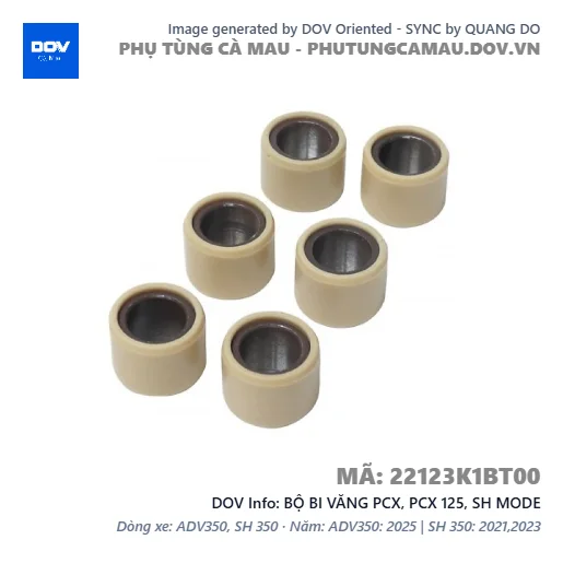 BỘ BI VĂNG PCX, PCX 125, SH MODE — 22123K1BT00