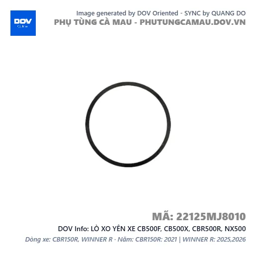 LÒ XO YÊN XE CB500F, CB500X, CBR500R, NX500 — 22125MJ8010