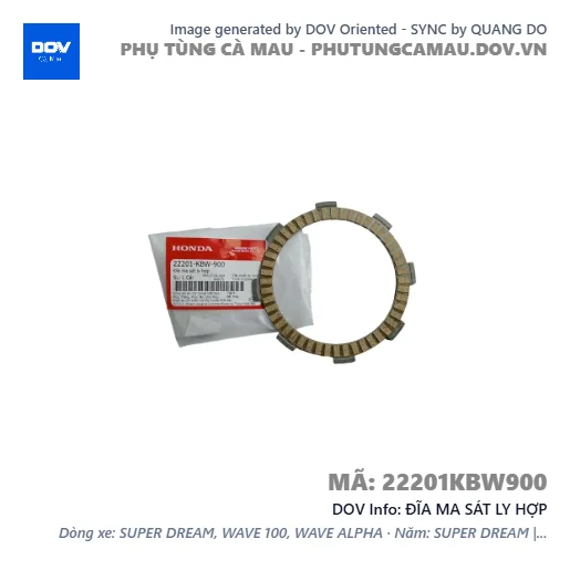ĐĨA MA SÁT LY HỢP  — 22201KBW900