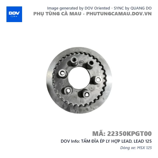 TẤM ĐĨA ÉP LY HỢP LEAD, LEAD 125 — 22350KPGT00