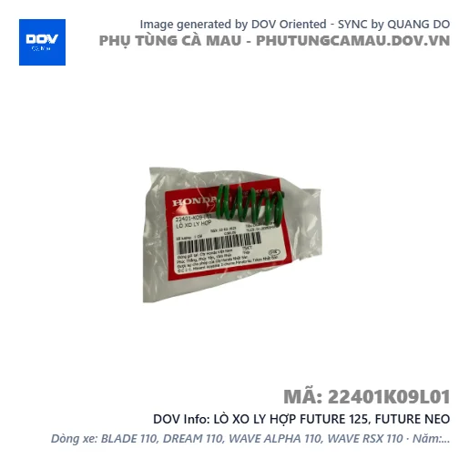 LÒ XO LY HỢP FUTURE 125, FUTURE NEO — 22401K09L01