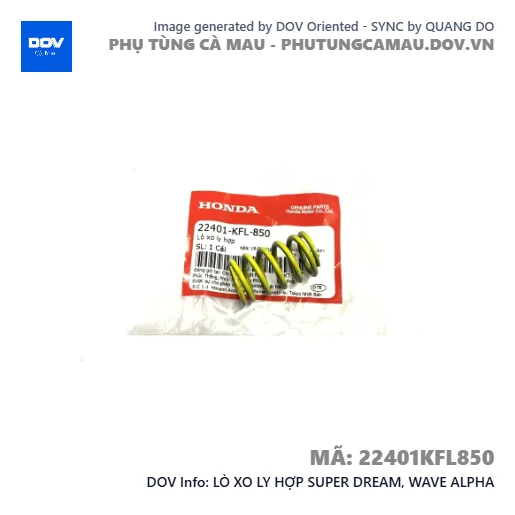 LÒ XO LY HỢP SUPER DREAM, WAVE ALPHA — 22401KFL850