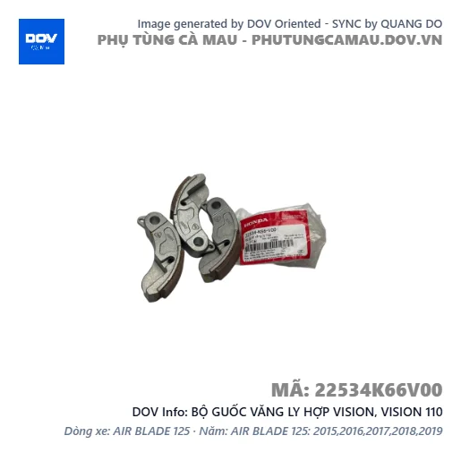 BỘ GUỐC VĂNG LY HỢP VISION, VISION 110 — 22534K66V00