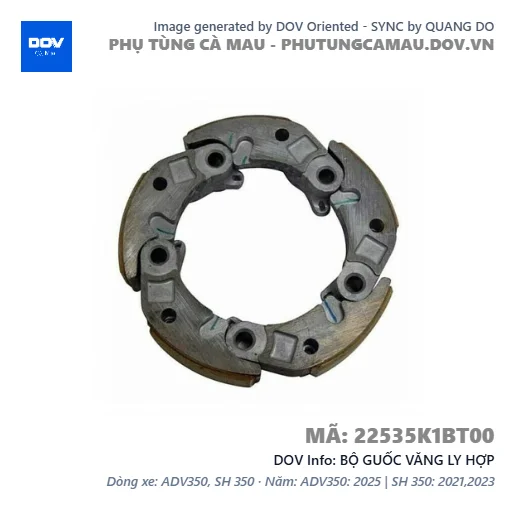 BỘ GUỐC VĂNG LY HỢP  — 22535K1BT00