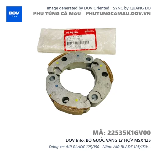 BỘ GUỐC VĂNG LY HỢP MSX 125 — 22535K1GV00