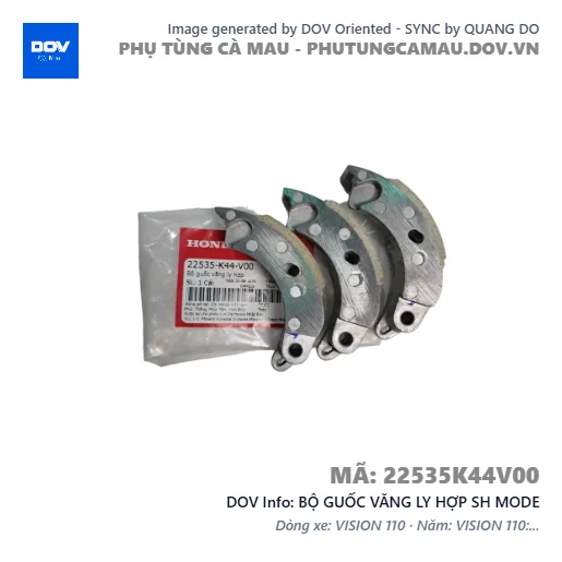 BỘ GUỐC VĂNG LY HỢP SH MODE — 22535K44V00