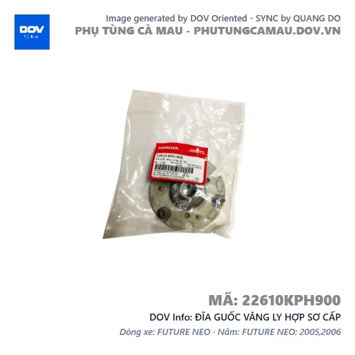 ĐĨA GUỐC VĂNG LY HỢP SƠ CẤP  — 22610KPH900
