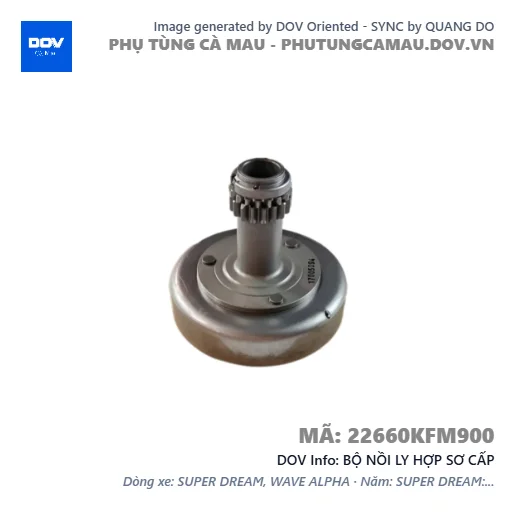 BỘ NỒI LY HỢP SƠ CẤP — 22660KFM900