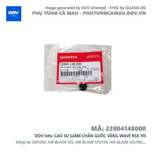 CAO SU GIẢM CHẤN GUỐC VĂNG WAVE RSX 110 — 22804148000