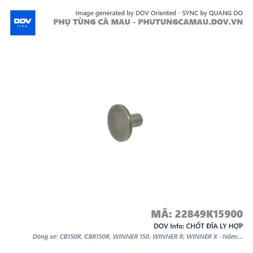 CHỐT ĐĨA LY HỢP  — 22849K15900
