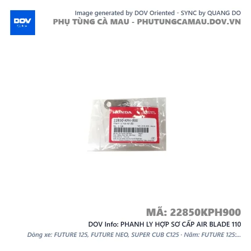 PHANH LY HỢP SƠ CẤP AIR BLADE 110 — 22850KPH900