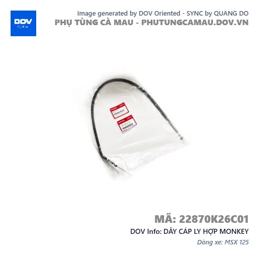 DÂY CÁP LY HỢP MONKEY — 22870K26C01