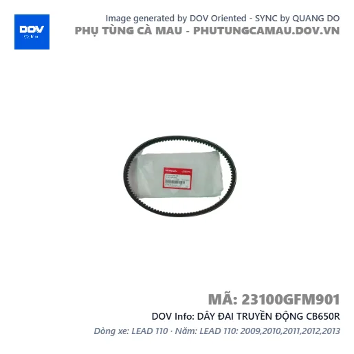 DÂY ĐAI TRUYỀN ĐỘNG CB650R — 23100GFM901