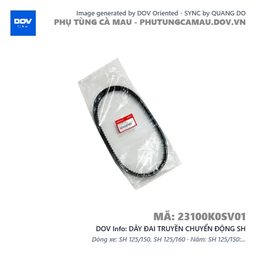 DÂY ĐAI TRUYỀN CHUYỂN ĐỘNG SH — 23100K0SV01