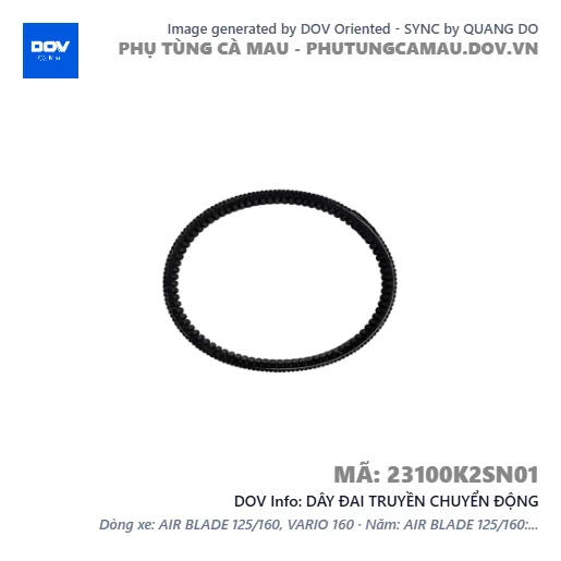 DÂY ĐAI TRUYỀN CHUYỂN ĐỘNG  — 23100K2SN01