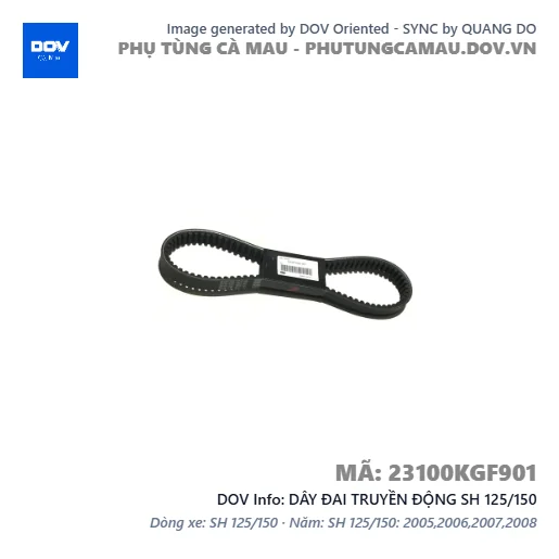 DÂY ĐAI TRUYỀN ĐỘNG SH 125/150 — 23100KGF901
