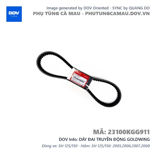 DÂY ĐAI TRUYỀN ĐỘNG GOLDWING — 23100KGG911