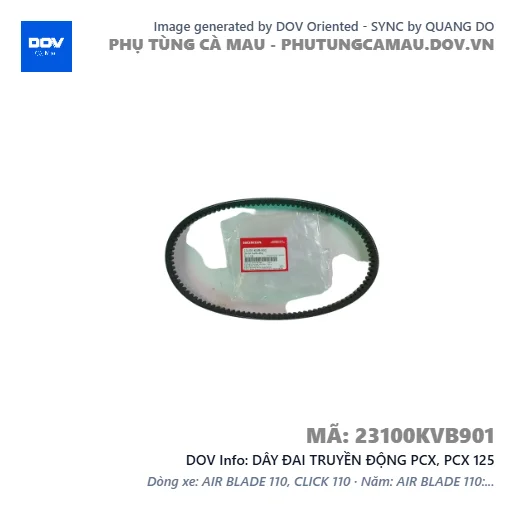 DÂY ĐAI TRUYỀN ĐỘNG PCX, PCX 125 — 23100KVB901