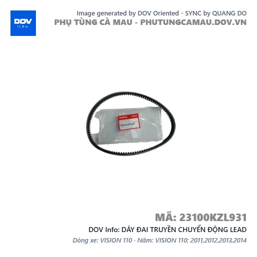 DÂY ĐAI TRUYỀN CHUYỂN ĐỘNG LEAD — 23100KZL931