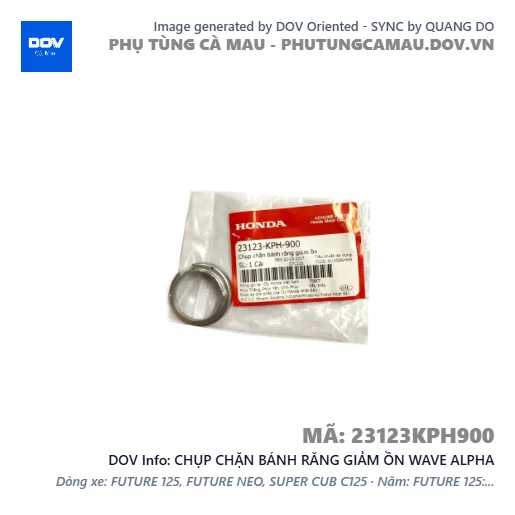 CHỤP CHẶN BÁNH RĂNG GIẢM ỒN WAVE ALPHA — 23123KPH900