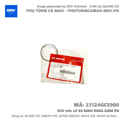 LÒ XO BÁNH RĂNG GIẢM ỒN  — 23124GCE900