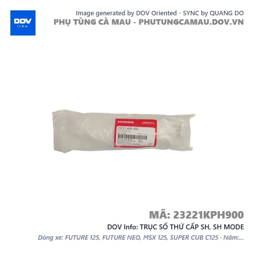 TRỤC SỐ THỨ CẤP SH, SH MODE — 23221KPH900