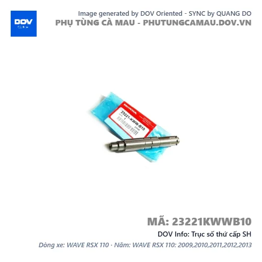 Trục số thứ cấp SH — 23221KWWB10