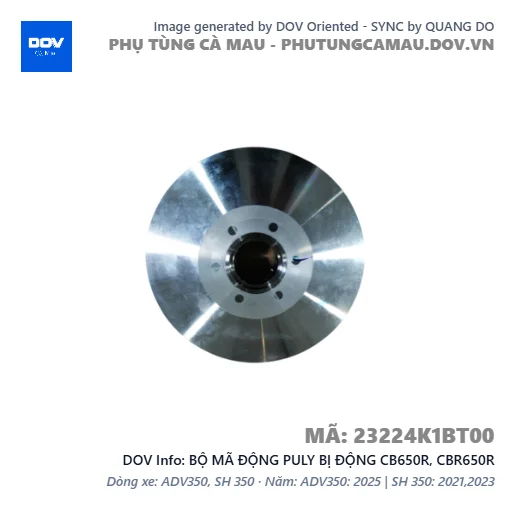 BỘ MÃ ĐỘNG PULY BỊ ĐỘNG CB650R, CBR650R — 23224K1BT00