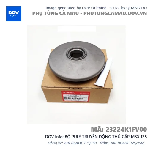 BỘ PULY TRUYỀN ĐỘNG THỨ CẤP MSX 125 — 23224K1FV00