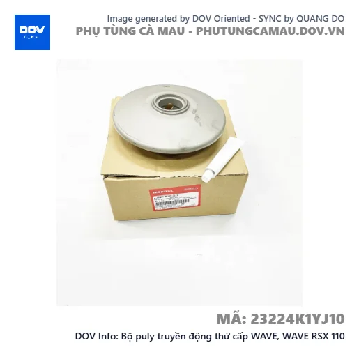 Bộ puly truyền động thứ cấp WAVE, WAVE RSX 110 — 23224K1YJ10