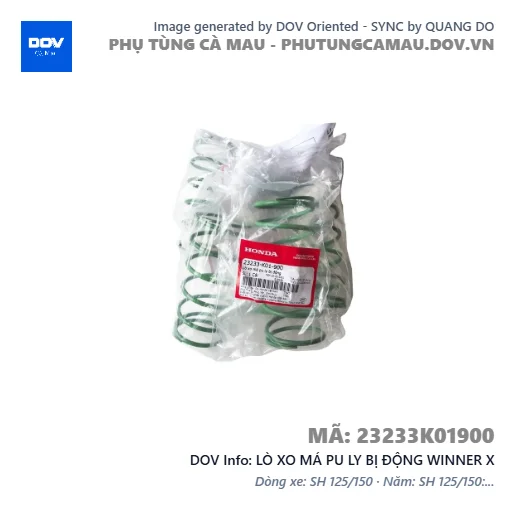 LÒ XO MÁ PU LY BỊ ĐỘNG WINNER X — 23233K01900