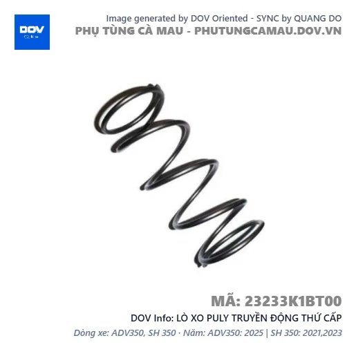 LÒ XO PULY TRUYỀN ĐỘNG THỨ CẤP  — 23233K1BT00