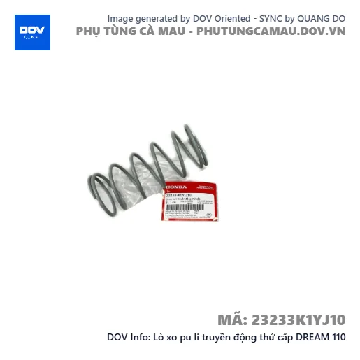 Lò xo pu li truyền động thứ cấp DREAM 110 — 23233K1YJ10