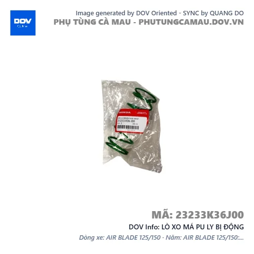 LÒ XO MÁ PU LY BỊ ĐỘNG  — 23233K36J00