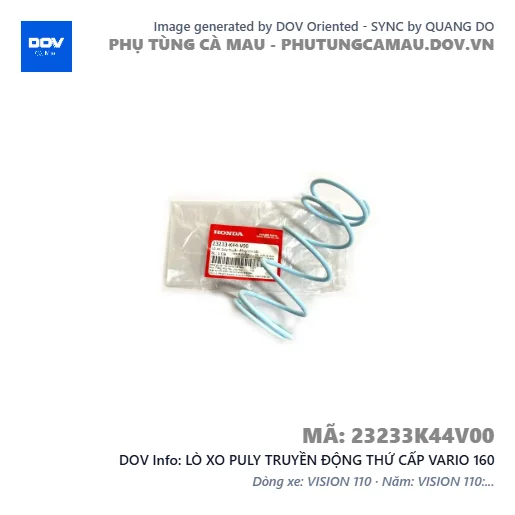 LÒ XO PULY TRUYỀN ĐỘNG THỨ CẤP VARIO 160 — 23233K44V00
