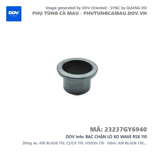 BẠC CHẶN LÒ XO WAVE RSX 110 — 23237GY6940