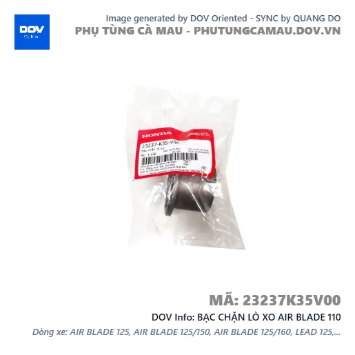 BẠC CHẶN LÒ XO AIR BLADE 110 — 23237K35V00