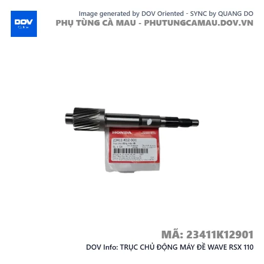 TRỤC CHỦ ĐỘNG MÁY ĐỀ WAVE RSX 110 — 23411K12901