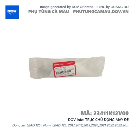 TRỤC CHỦ ĐỘNG MÁY ĐỀ  — 23411K12V00