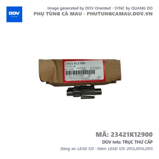 TRỤC THỨ CẤP  — 23421K12900