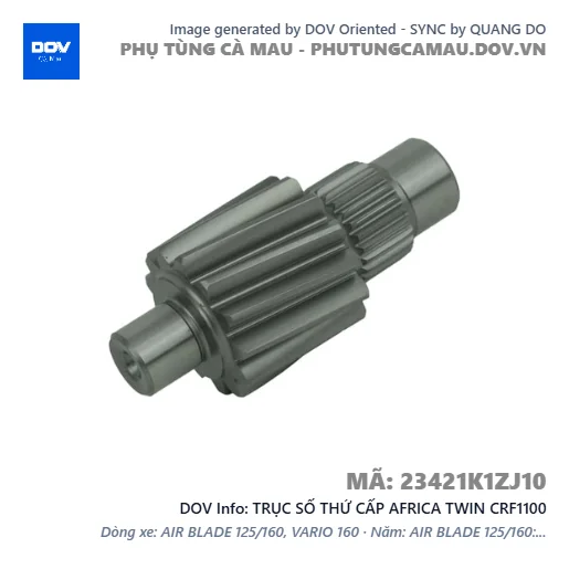 TRỤC SỐ THỨ CẤP AFRICA TWIN CRF1100 — 23421K1ZJ10