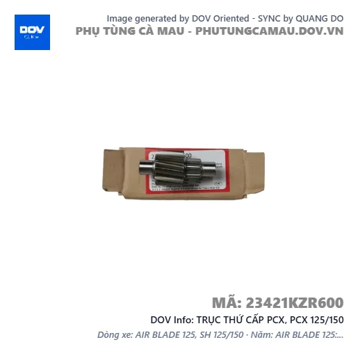 TRỤC THỨ CẤP PCX, PCX 125/150 — 23421KZR600