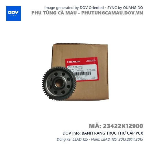 BÁNH RĂNG TRỤC THỨ CẤP PCX — 23422K12900