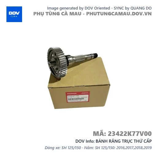 BÁNH RĂNG TRỤC THỨ CẤP  — 23422K77V00