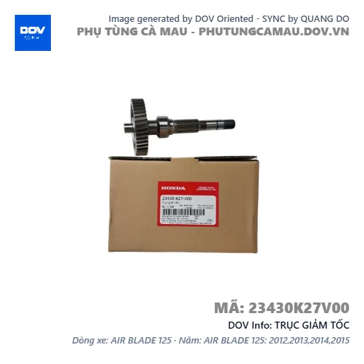 TRỤC GIẢM TỐC  — 23430K27V00