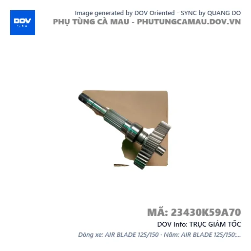 TRỤC GIẢM TỐC  — 23430K59A70