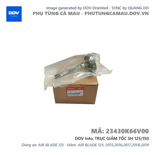 TRỤC GIẢM TỐC SH 125/150 — 23430K66V00