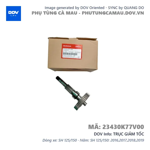 TRỤC GIẢM TỐC  — 23430K77V00