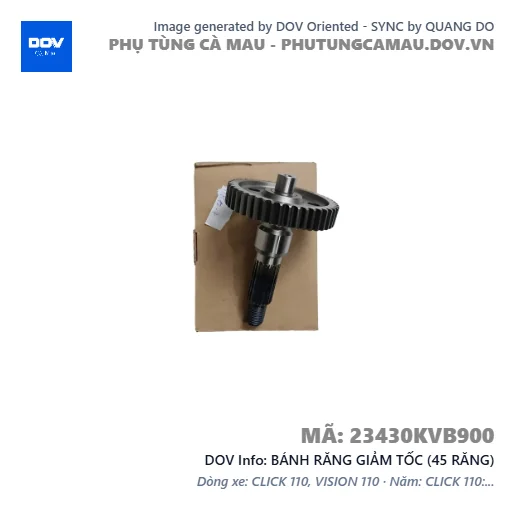 BÁNH RĂNG GIẢM TỐC (45 RĂNG)  — 23430KVB900